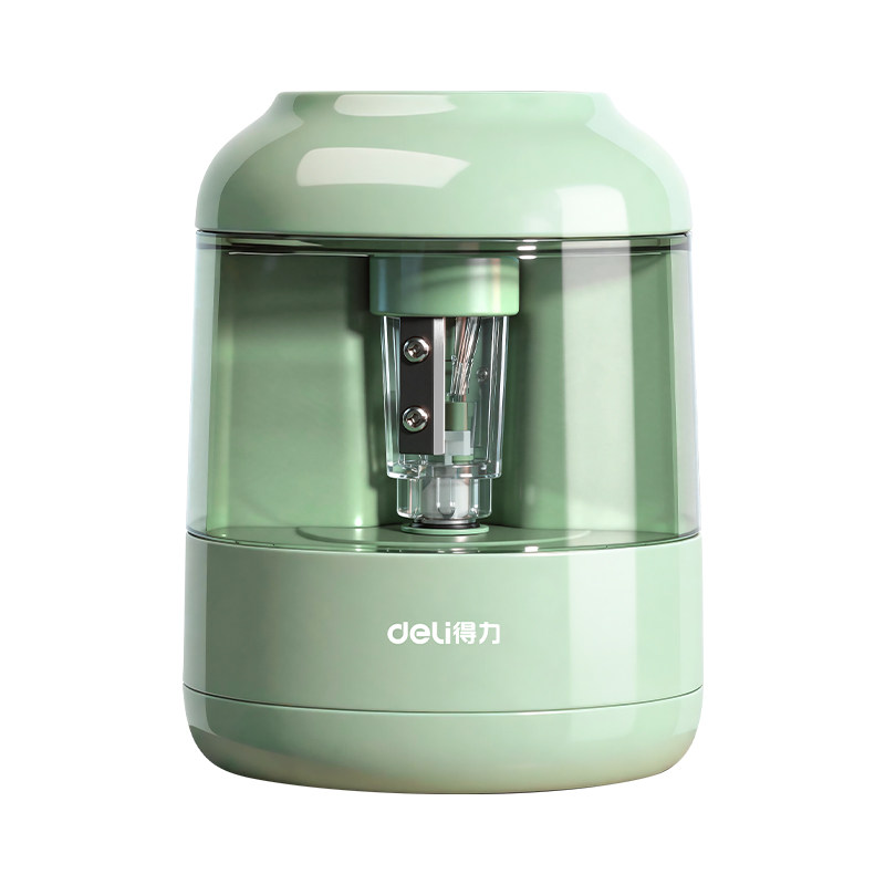Deli automatic pencil sharpener electric pencil sharpener primary school students special pencil sharpener kindergarten children's stationery gift pencil sharpener pencil sharpener electric stationery set