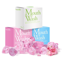 (self-employed) Okina mouthwash 42 grain * 3 boxes jelly portable cleaning mouth fresh breath rose