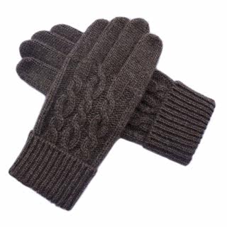 Kraska Men's Business Casual Wool Touchscreen Gloves Autumn and Winter Warm Knitted Driving Gloves
