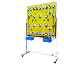 Enseignement magnétique matériel didactique grand échiquier en combinaison simple disque suspendu Go pawns la plate-forme déchecs de Chine
