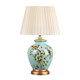 Bedside lamp for bedroom, living room, study, European style pastoral fabric