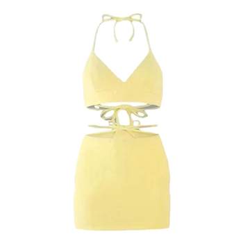 Split bikini swimsuit women's summer sexy