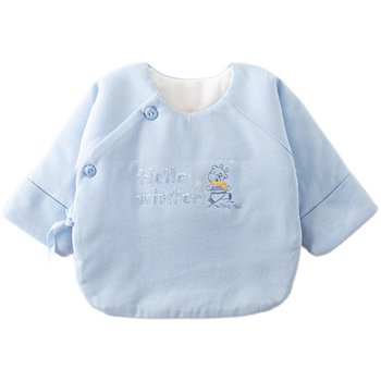 Tongtai newborn baby adds cotton warm half-back clothes Tongtai newborn baby adds cotton warm half-back clothes