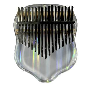 智乐卡林巴简单易学水晶拇指琴女生初学者透明炫彩亚克力17音正品