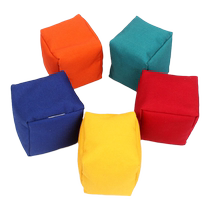 Solid color throwing sandbags hand-throwing training canvas primary school students physical education toys kindergarten children