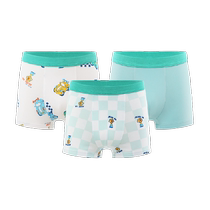 Cotton Era 3-pack 95% cotton childrens cotton antibacterial underwear for boys and girls boxer briefs shorts boxer briefs