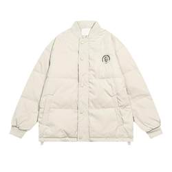 FLOATINGKA winter 90 white duck down jackets couples thickened 2022 ເສື້ອສັ້ນມາໃຫມ່