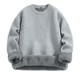 Baleno S&K gray warm sweater for men in winter with velvet and thickened inner base half turtleneck sweater for men A