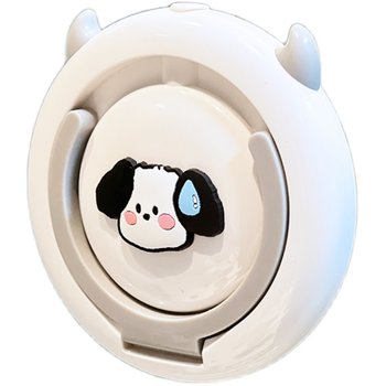 Solid color double storage hair dryer stand