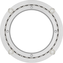Dining table turntable base round table rotating aluminum alloy pin sound bearing rice table glass solid wood turntable base 60cm