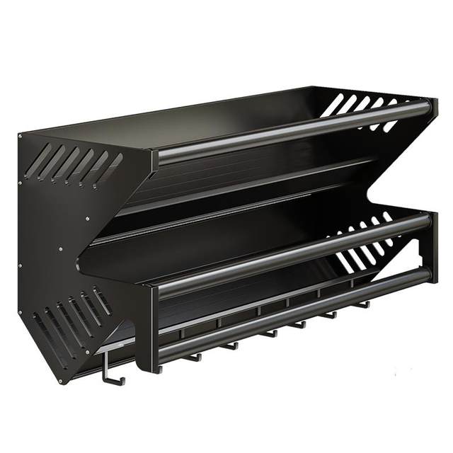 Punch-free multi-function kitchen storage rack