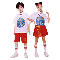 Childrens cheerleading costumes sports class uniforms boys hip-hop costumes girls jazz dance performance costumes autumn