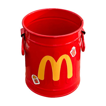 American iron pen holder stationery makeup brush storage bucket
