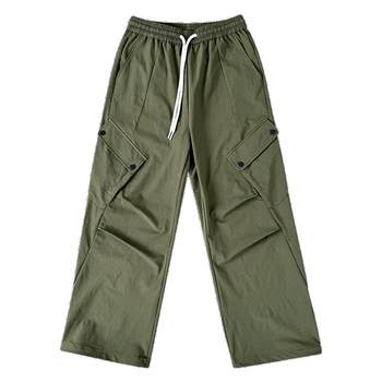 Working suit trousers men's spring and autumn trendy casual hiking pants