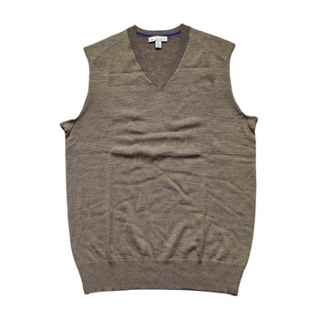 Foreign trade men's thin v-neck merino wool vest Foreign trade men's thin v-neck merino wool vest