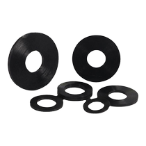 Soft black silicone gasket silicone gasket silicone rubber damping waterproof gasket resistant to high temperature and environmental protection screw flat gasket