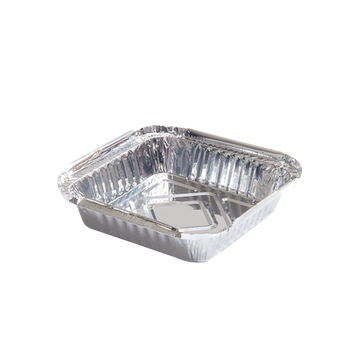 Tin foil box for barbecue special takeout with lid