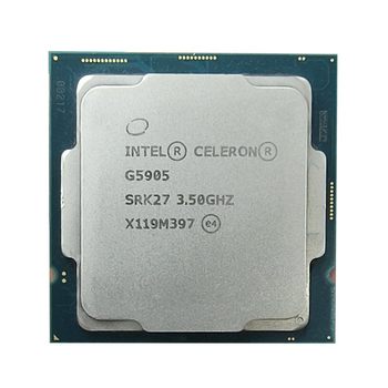 Intel celeron chip cpu with graphics card