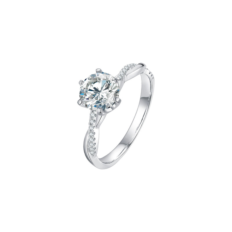 IGI certified cultured diamond 18k ring