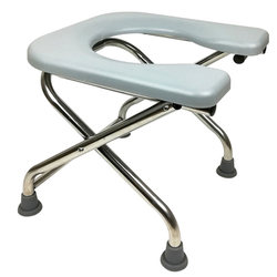 Toilet chair for the elderly and pregnant women, simple foldable household squatting to mobile toilet, portable toilet stool