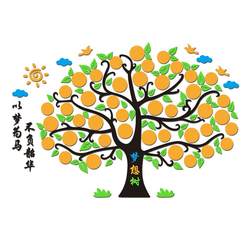 Dream tree wishing wall environmental creation class cultural wall layout growth artifact primary and secondary classroom decoration wall stickers