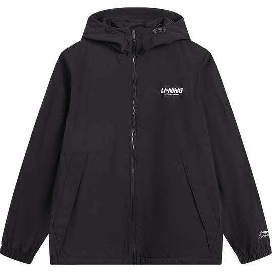 李宁外套男秋冬新款情侣梭织风衣加绒休闲潮流学院上衣运动夹克女