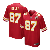 Kansas City Chiefs home Game jersey-Travis Kelce transfert thermique