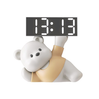 Clock ornaments creative alarm clock electronic clock tabletop