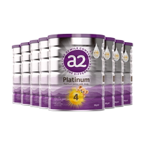 A2 Poudre de lait 4 Paragraphes New Purple Platine pour nourrissons Poudre de lait 4 ans Bébé 900g 900g * 12 Jar