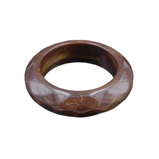 66mm inner diameter ethnic style resin bracelet chaos bracelet
