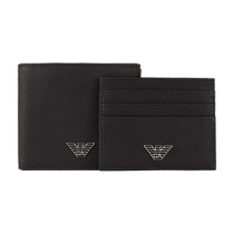 (Chinese Valentines Day gift) EMPORIO ARMANI Armani mens multi-card slot hand wallet card holder set