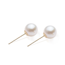 (Self-operated) IdokawaAKOYA seawater pearl earrings light luxury high-end pierced ears 18K gold earrings