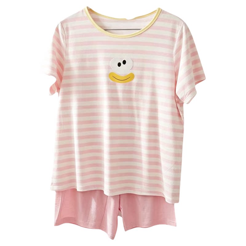 Sweet lady's milk silk home clothes set