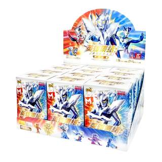 卡游奥特曼橡皮擦人偶盲盒赛罗15周年大隐藏玩具特殊怪兽纹章闪耀