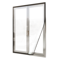 Windows Windproof Warm Film Seal Windows Haute Définition Attraction magnétique Anti-Chill Wind Shield Insulation Seals dhiver Film en plastique