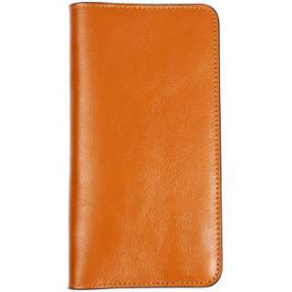 植鞣牛皮简约双手机收纳包超轻薄手拿包便携袋真皮防摔皮套保护套