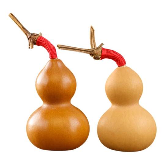 The Wenwan gourd is in good condition and has thick leather.