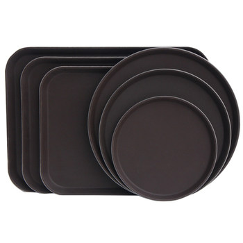 Rectangular round commercial pallet tempered anti-slip drag tray
