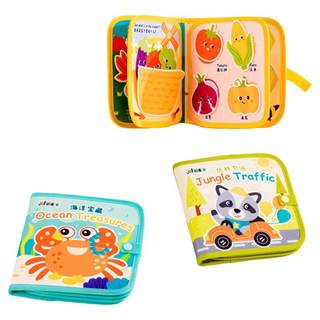 Jollybaby baby cloth book fun tear-off book