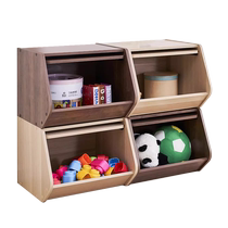 Wooden storage cabinet desktop storage cabinet bedroom living room bookcase toy snack storage cabinet organization narrow cabinet can be stacked