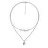 MASW original broken silver freshwater pearl necklace