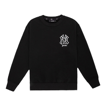 MLB official male and female couple three-dimensional printed large LOGO round neck pullover sweatshirt casual 24 autumn new style MTB97