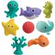 infantino美国婴蒂诺婴幼儿宝宝洗澡海洋百变动物戏水玩具套装