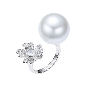 Nanajacqueline flower open ring