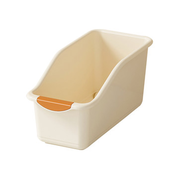 Cabinet storage box with pulleys and debris storage basket kitchen seasoning pots and utensils deep cabinet pull storage box