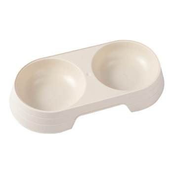 Pet double bowl utensil small food pp bowl dog ໂຖປັດສະວະນ້ໍາດື່ມ pet supply feeder