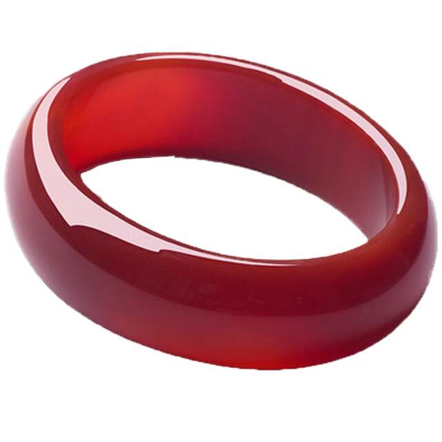 Yuyuanxuan natural authentic Brazilian red agate jade bracelet