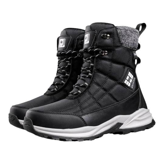 冬季男士雪地靴加厚防水防滑保暖加绒棉鞋户外骑行登山鞋滑雪棉靴