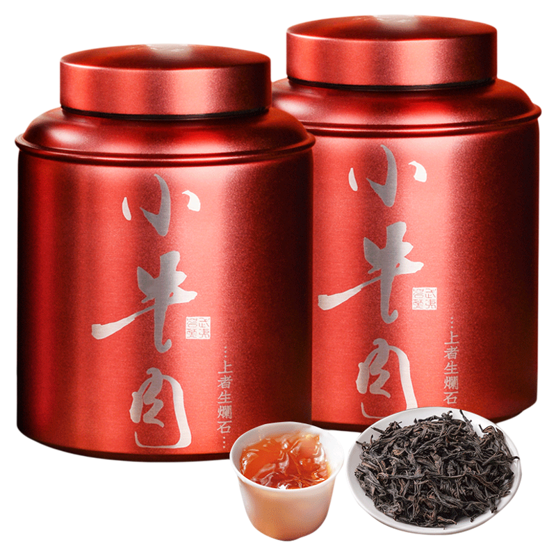 小牛肉牛栏坑肉桂武夷山岩茶特级正宗大红袍乌龙茶叶礼盒装500g-淘宝