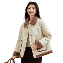 Ducky Short Down Jacket Womens 2024 Autumn and Winter Fashion New Lapel Casual Loose Warm Jacket